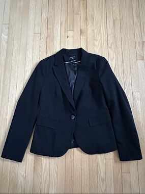 RW&Co. Sophia stretch lining black blazer size 10
